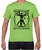 Drums Da Vinci Funny T Shirt Men Vitruvian Man Drummer Angelwarriorfitness.com