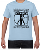 Drums Da Vinci Funny T Shirt Men Vitruvian Man Drummer Angelwarriorfitness.com