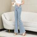 Spring New Ladies High-waisted Korean Jeans Angelwarriorfitness.com