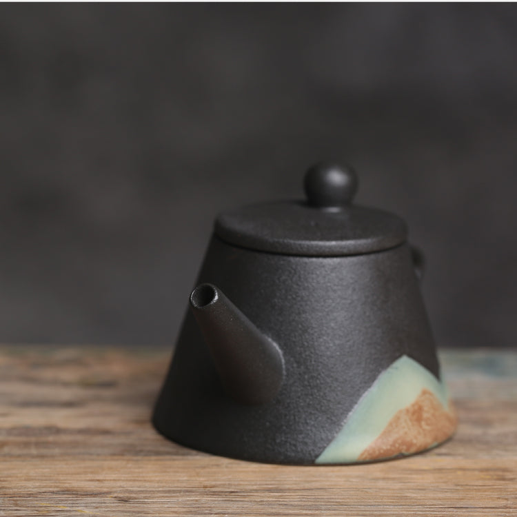 Teapot Ceramic Single Pot Underglaze Color Set Japanese Household Teapot Angelwarriorfitness.com