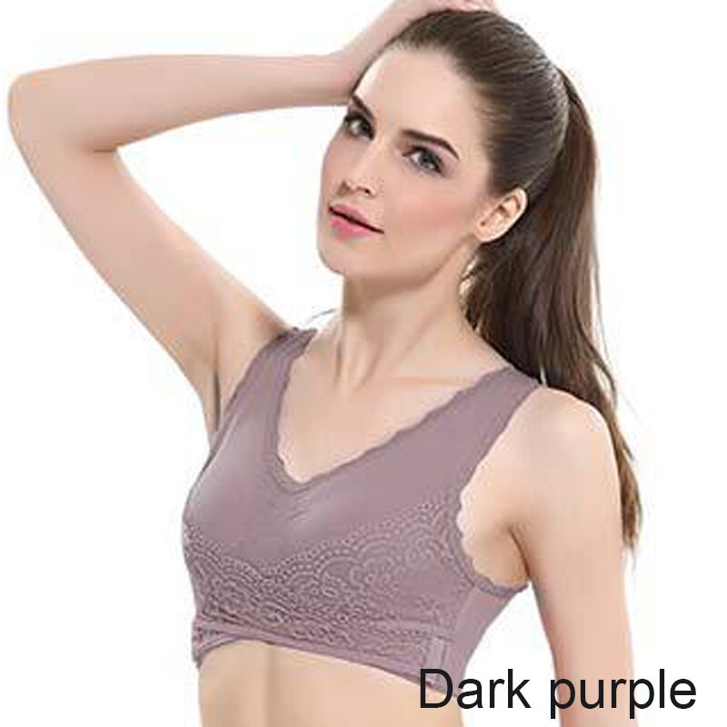 Front Cross Side Buckle Lace Side Non-Wire Sports Fitness Bra Angelwarriorfitness.com