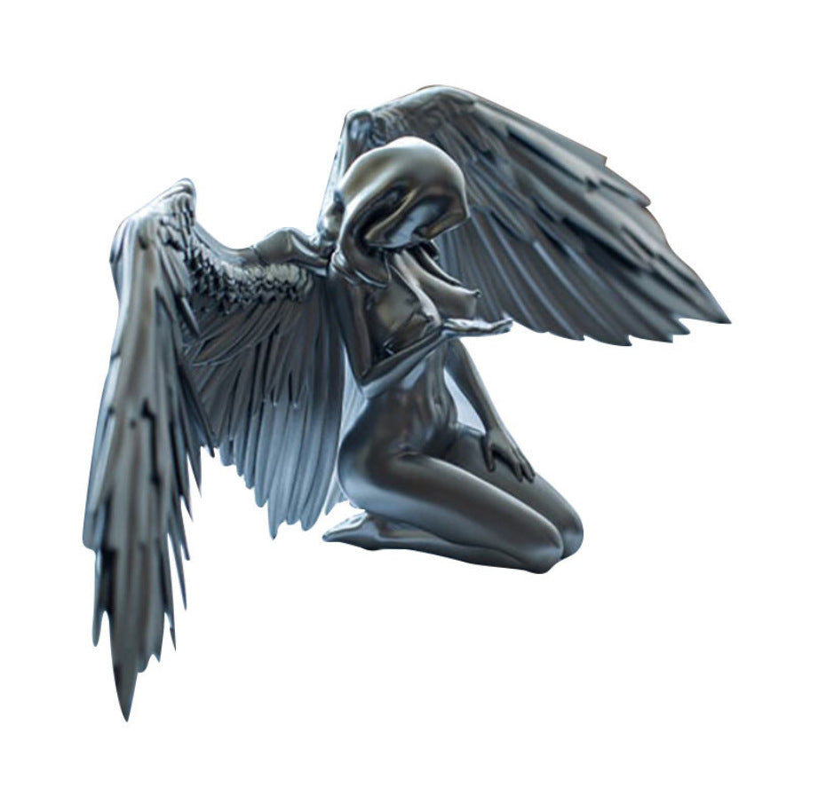 Cross-border New Products Art Angel Female Female Wings Kneeling Cape Indoor Wings Angel Crafts Ornaments Angelwarriorfitness.com