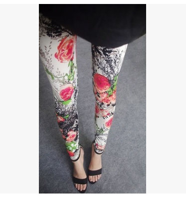 Printed Leggings polka dots Angelwarriorfitness.com