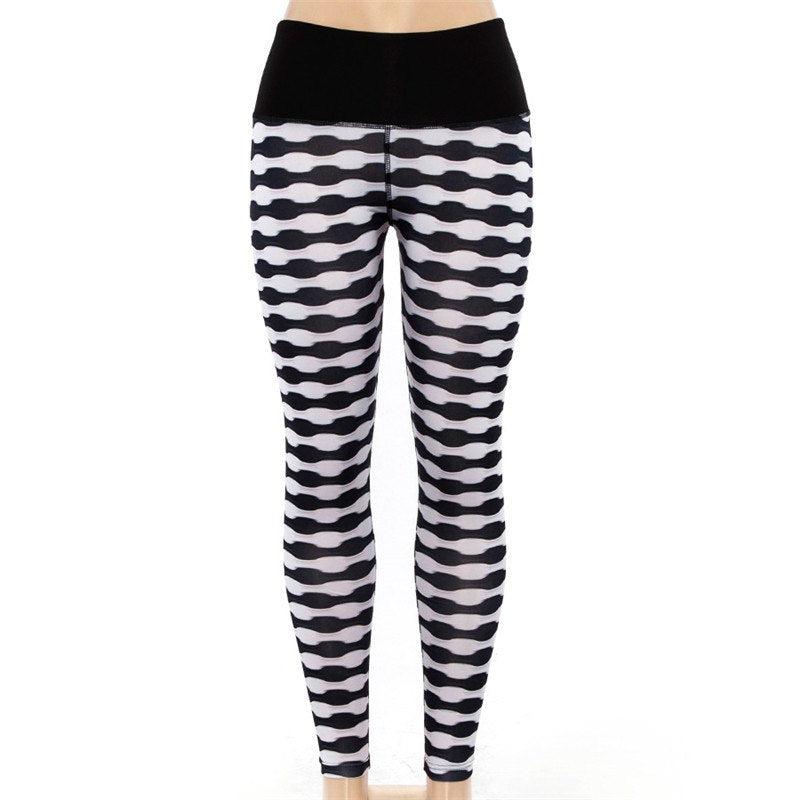 Leggings For Women 3 Colors Print High Waist Casual Sportwear Lift The Hips Leggings Angelwarriorfitness.com