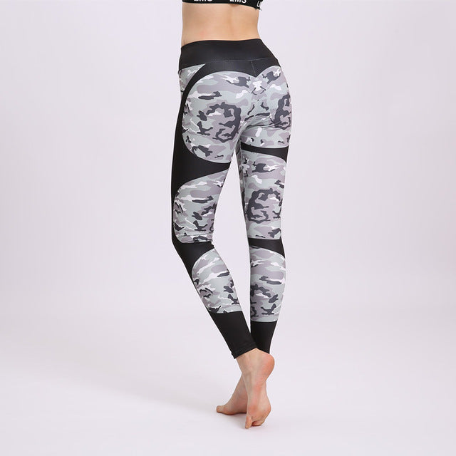 Print patchwork yoga leggings Angelwarriorfitness.com