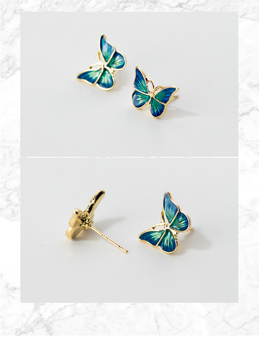 Butterfly earrings Angelwarriorfitness.com