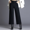 Women's woolen wide-leg pants Angelwarriorfitness.com