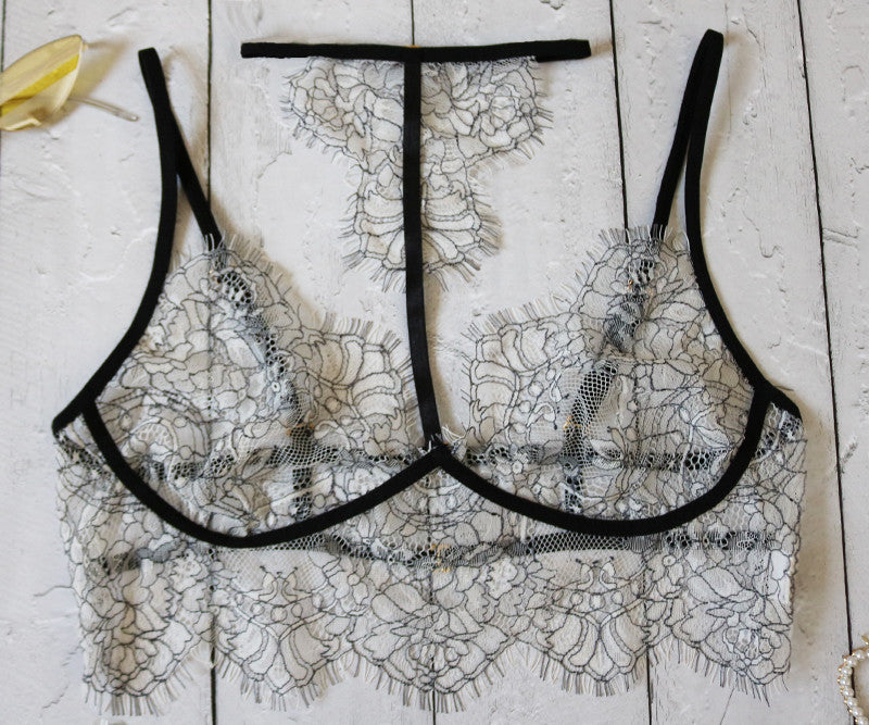 Sexy three-point sexy lingerie Angelwarriorfitness.com