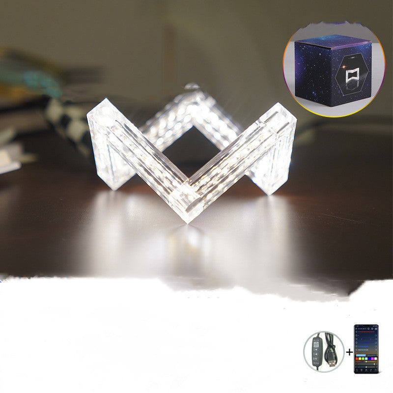 Acrylic Bluetooth Intelligent Control Desk Lamp In Bedroom Led Lights Angelwarriorfitness.com