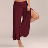 Wide Leg Split Harem Pants Angelwarriorfitness.com