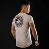 Men's Elastic Sports Round Neck Short Sleeve Shirt Angelwarriorfitness.com
