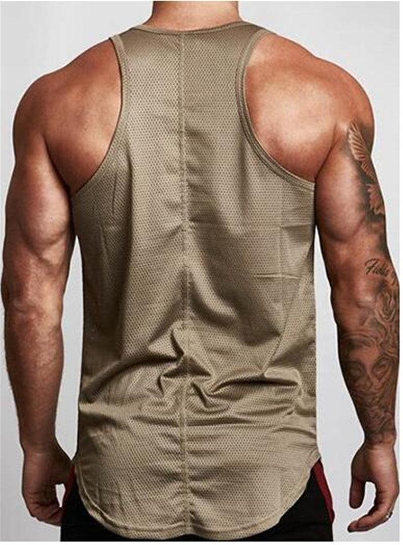 gym clothes tank top sportswear vest men Angelwarriorfitness.com