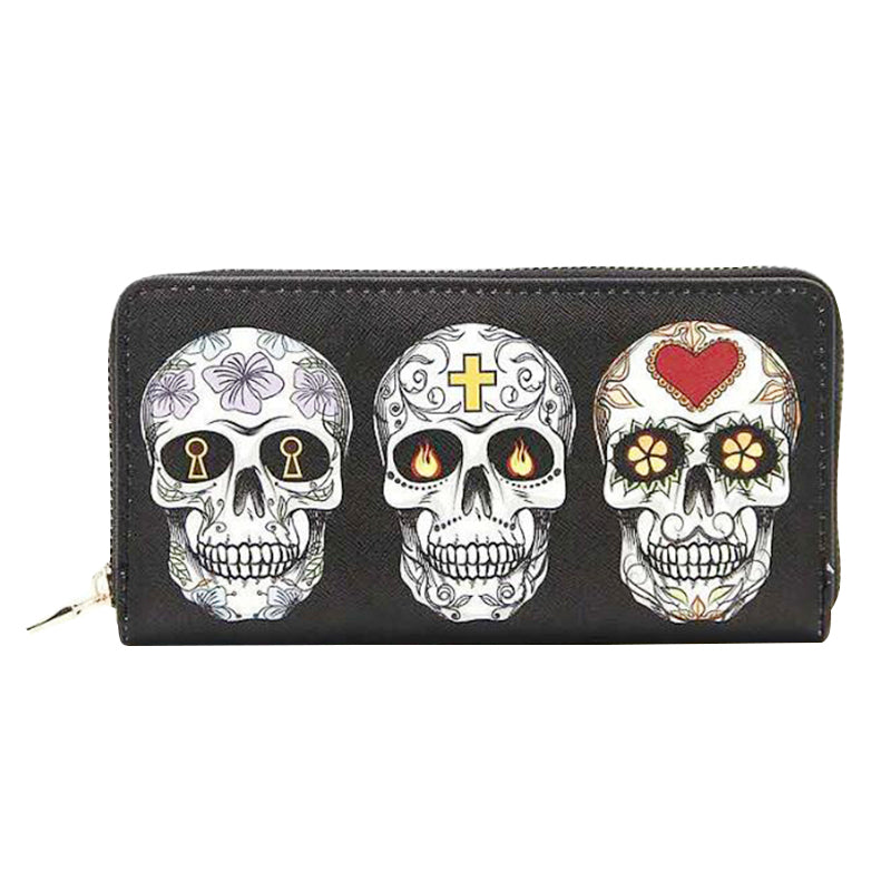 Skull cross wallet Angelwarriorfitness.com