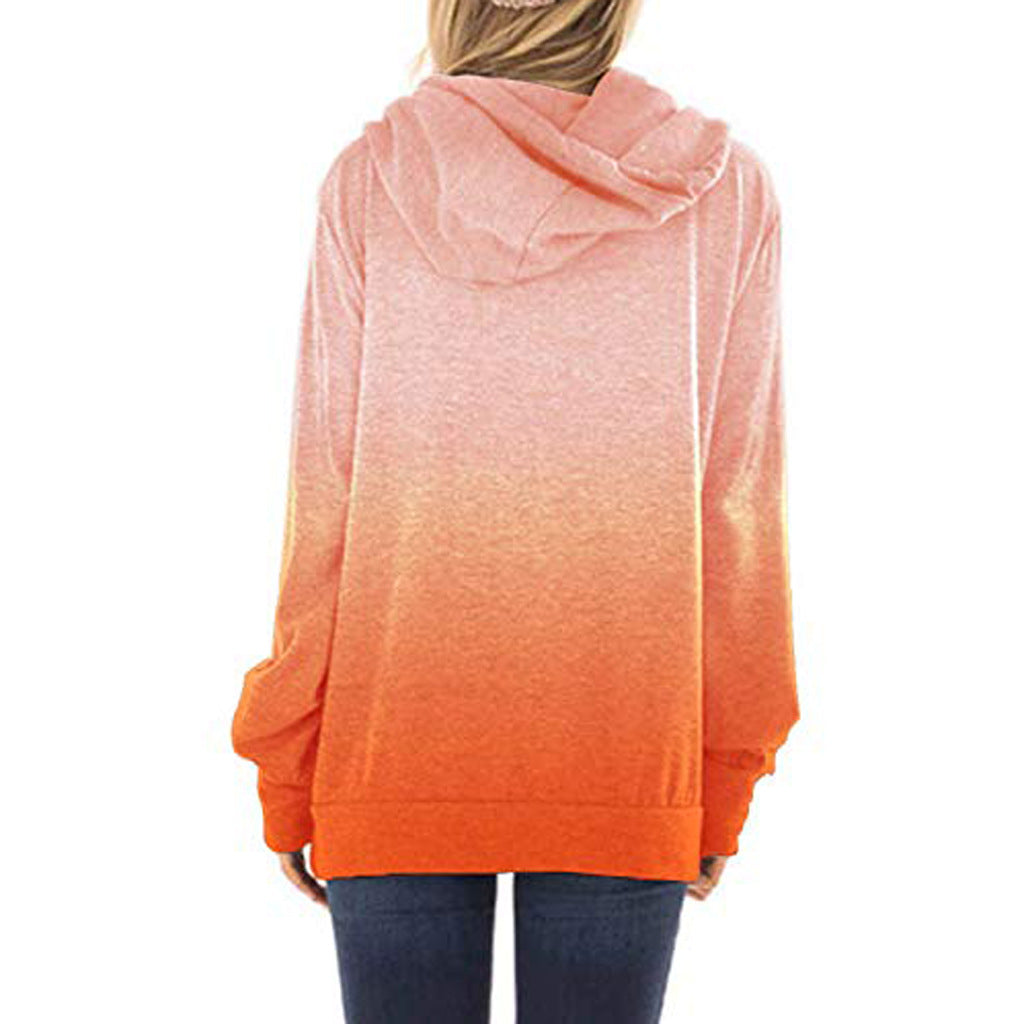 Two-colored fashion hoodies for women Angelwarriorfitness.com