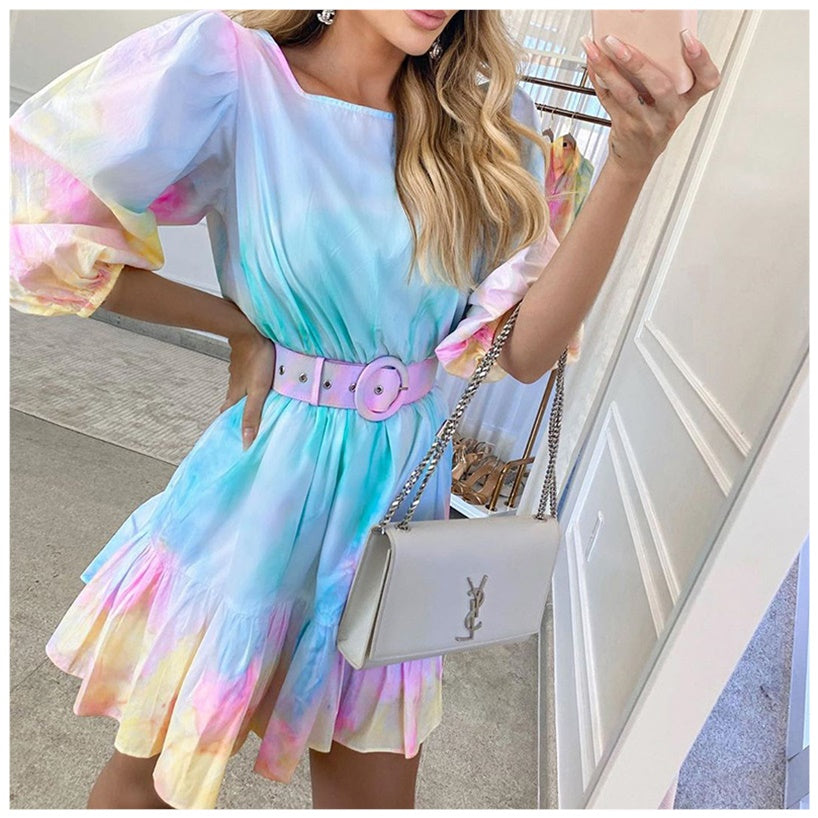 Tie-dye dress Angelwarriorfitness.com