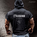 Muscle Men's Be Legend Hoodies Angelwarriorfitness.com