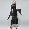 Gothic lace long sleeve dress Angelwarriorfitness.com