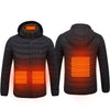 New Heated Jacket Coat USB Electric Jacket Cotton Coat Heater Thermal Clothing Heating Vest Men's Clothes Winter Angelwarriorfitness.com