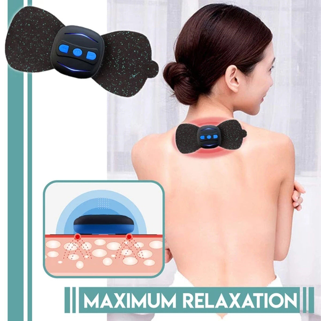 Portable Charging Massager Mini Massage Neck Stickers Cervical Vertebra Physiotherapy Instrument Angelwarriorfitness.com