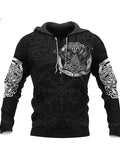 Men's Hoodie 3D Digital Printing Hoodie Angelwarriorfitness.com