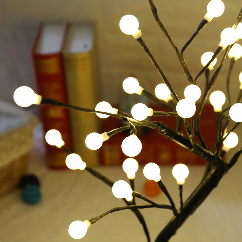Sphere Tree Christmas Shape Star Night Light Angelwarriorfitness.com