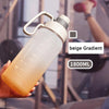 Gradient Color Water Cup Summer Large Capacity Sports Angelwarriorfitness.com