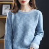 Women's Round Neck Pullover Thickened Cashmere Sweater Angelwarriorfitness.com