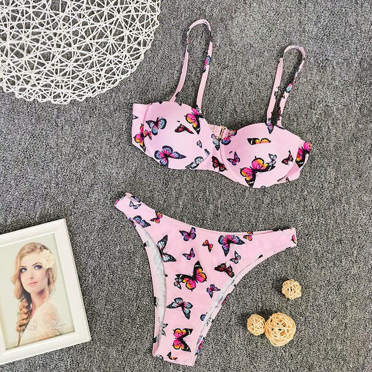 Bikini butterfly print Angelwarriorfitness.com