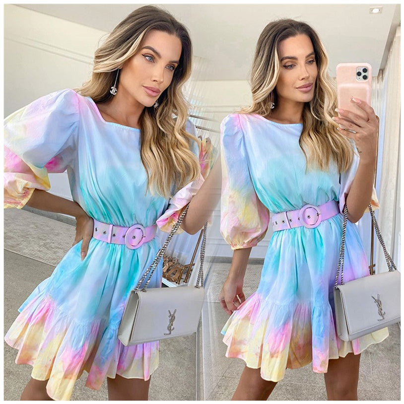 Tie-dye dress Angelwarriorfitness.com
