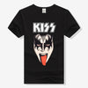 Music KISS Band Short Sleeve T-shirt Heavy Metal European And American Rock Band Angelwarriorfitness.com
