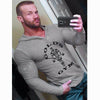 Muscle Long Sleeve T-Shirt Men's Bodysuit Pullover Hood Angelwarriorfitness.com