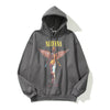 Dark Angel Distressed Hoodie Sweater Rock Hip Hop Angelwarriorfitness.com