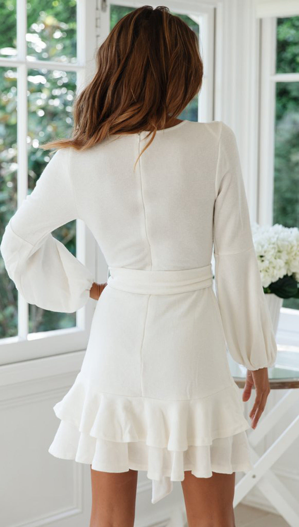 Ruffled pleated dress Angelwarriorfitness.com