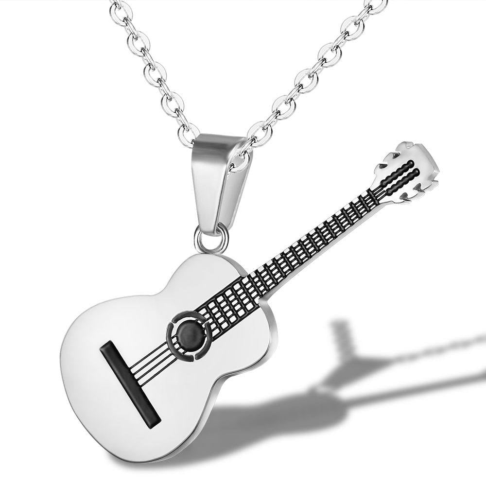 Music guitar pendant necklace Angelwarriorfitness.com