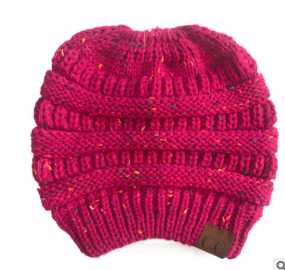 High Bun Ponytail Beanie Hat Chunky Soft Stretch Cable Knit Warm Fuzzy Lined Skull Beanie Acrylic Hats Men And Women Angelwarriorfitness.com
