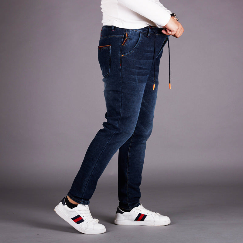 Plus Fleece Warm Jeans Plus Fat Plus Size Angelwarriorfitness.com