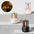 Atmosphere Light Humidifier Candlelight Aroma Diffuser Portable 120ml Electric USB Air Humidifier Cool Mist Maker Fogger 8-12 Hours With LED Night Light Angelwarriorfitness.com