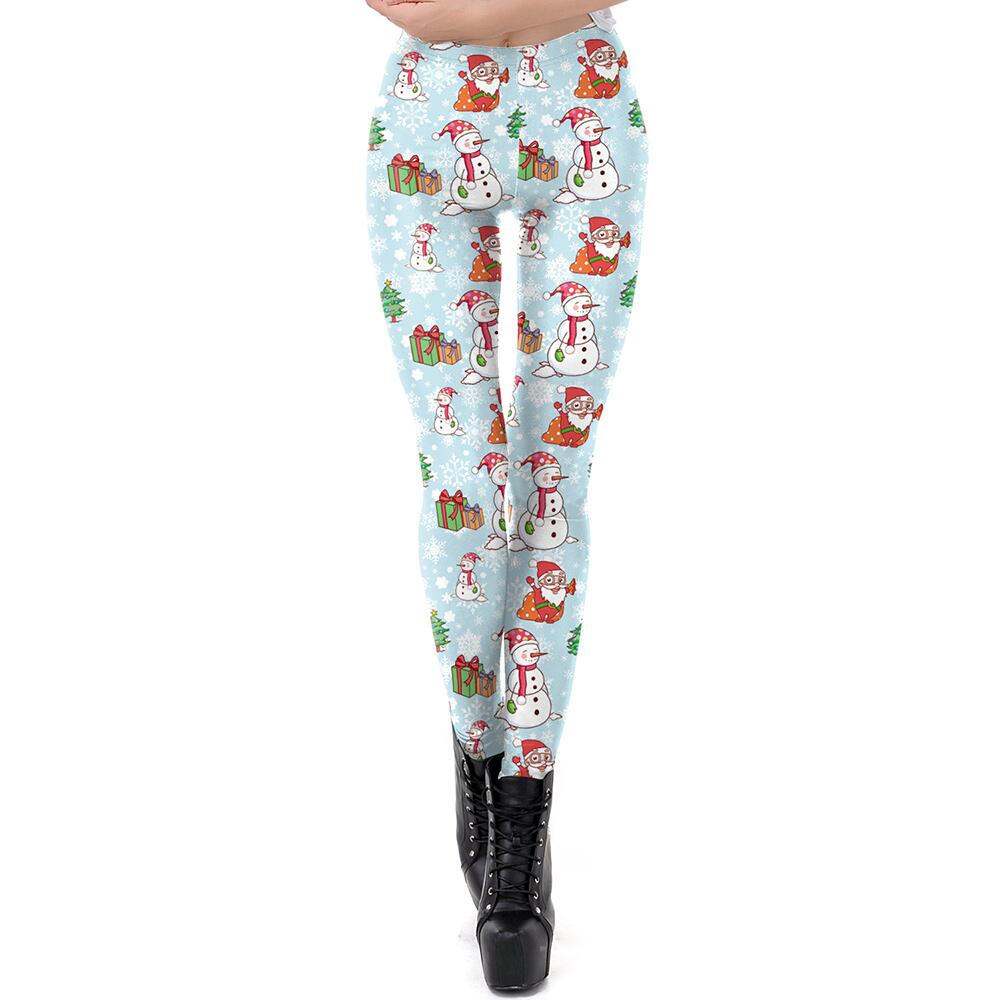 Christmas Printed leggings Angelwarriorfitness.com