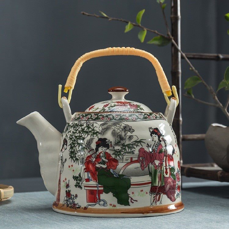 Ceramic teapot for restaurant hotel Angelwarriorfitness.com