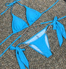 Crystal Diamond Strap Triangle Push Up Swimsuit Angelwarriorfitness.com