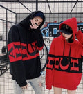 Loose Fit Letter Printed Hiphop Men's Hoodie Sweater Angelwarriorfitness.com
