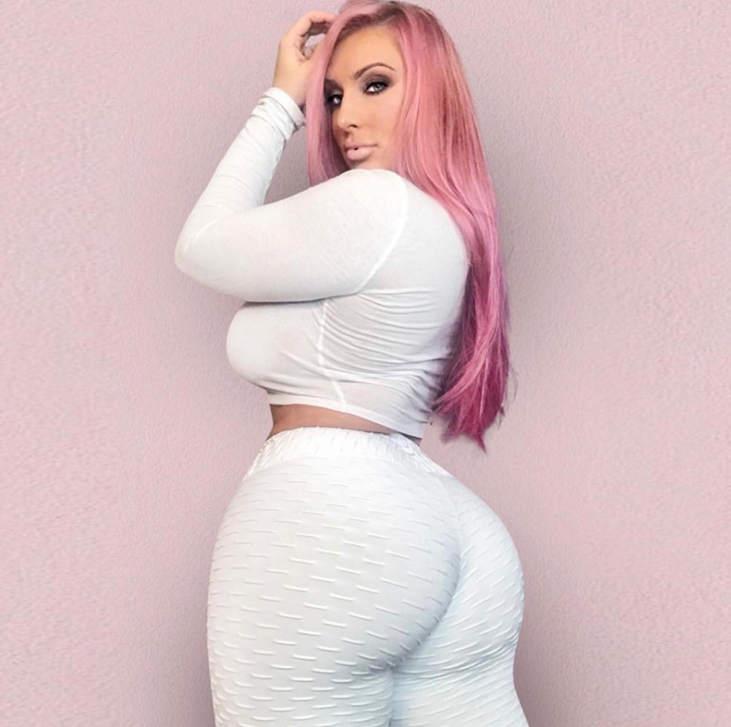 Hip-turned Folds Elastic High-waist Fitness Leggings Breathable Slim Indoor Sports Angelwarriorfitness.com