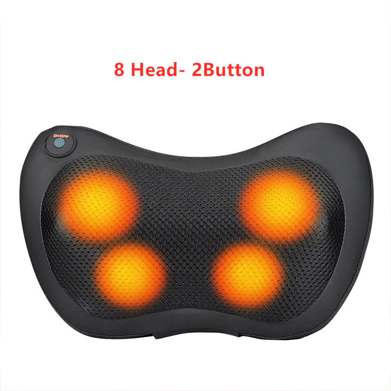 Neck Massager Home Car Neck Cervical Massage Electric Multifunctional Massage Pillow Waist Back Relaxation Device Angelwarriorfitness.com