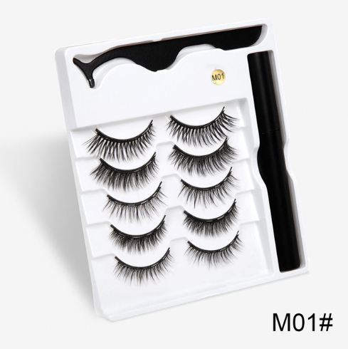 A Pair Of False Eyelashes With Magnets In Fashion Angelwarriorfitness.com