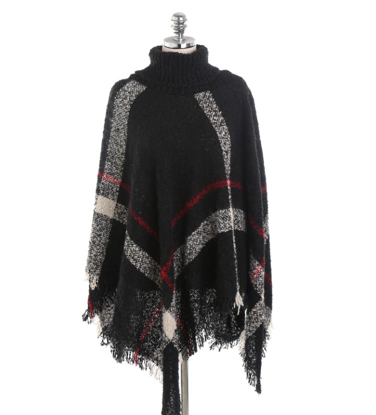 Large Plaid  Cashmere Shawl Angelwarriorfitness.com