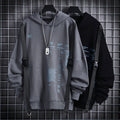 Hiphop Men Loose Long Sleeve Hip Hop Hooded Guard Angelwarriorfitness.com