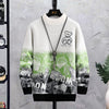 Fashion Patchwork Hip Hop Crew Neck Sweater Mens Angelwarriorfitness.com
