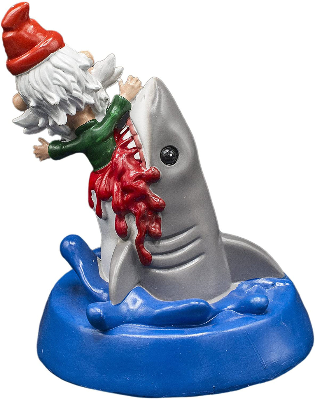 Shark Eating Dwarf Garden Art Deco Angelwarriorfitness.com