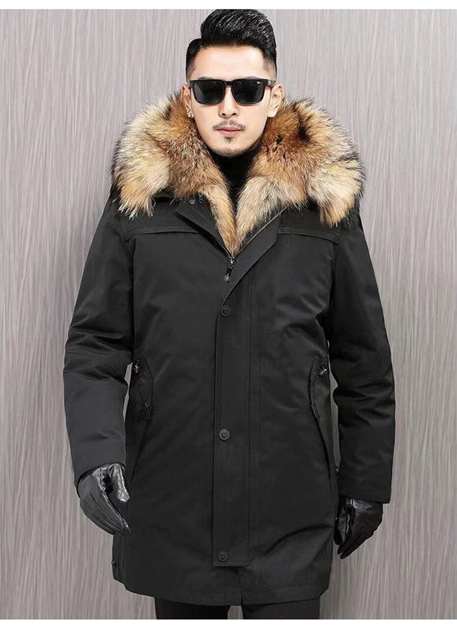 New Style Fur Coat Mid-Length Imitation Fur Raccoon Angelwarriorfitness.com