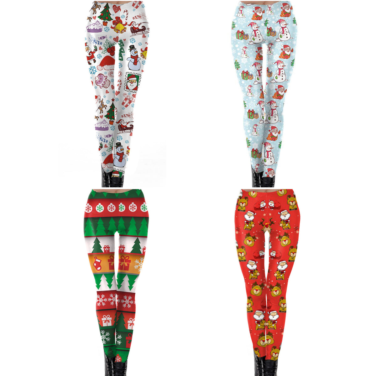 Christmas Printed leggings Angelwarriorfitness.com